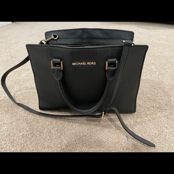 Michael Kors Selma Leather Saffiano Medium Satchel - Picture 2 of 7